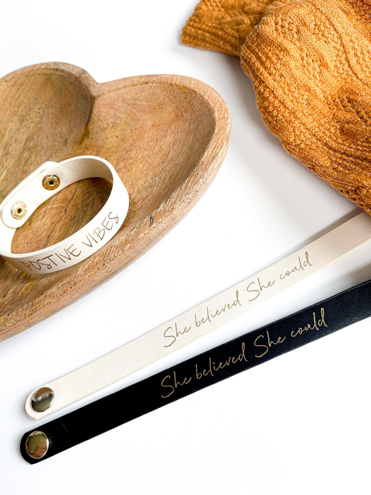 She Believed She Could Bracelet - 2 Colors