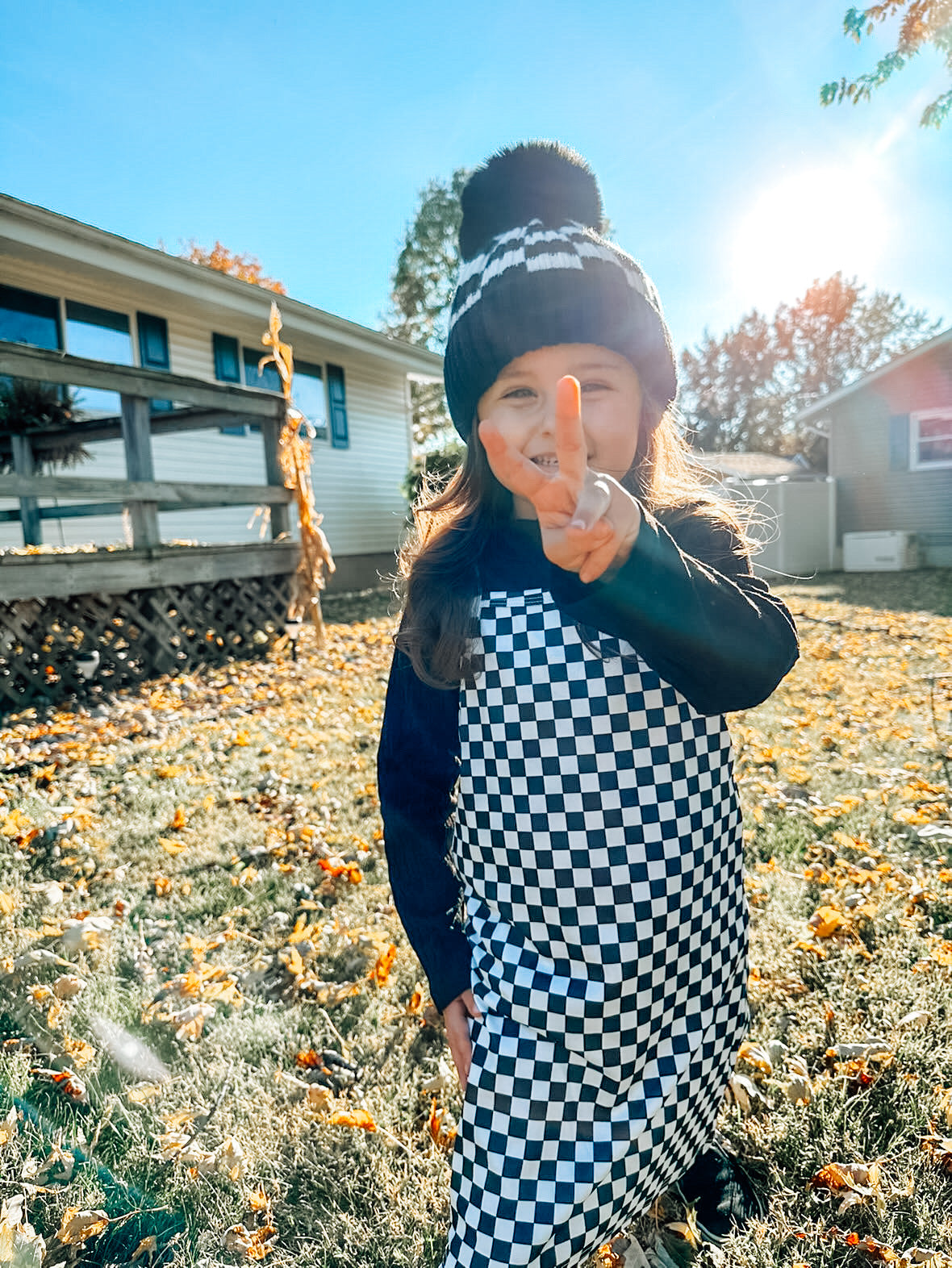 RESTOCK Checkered Pom Beanies - 5 Colors