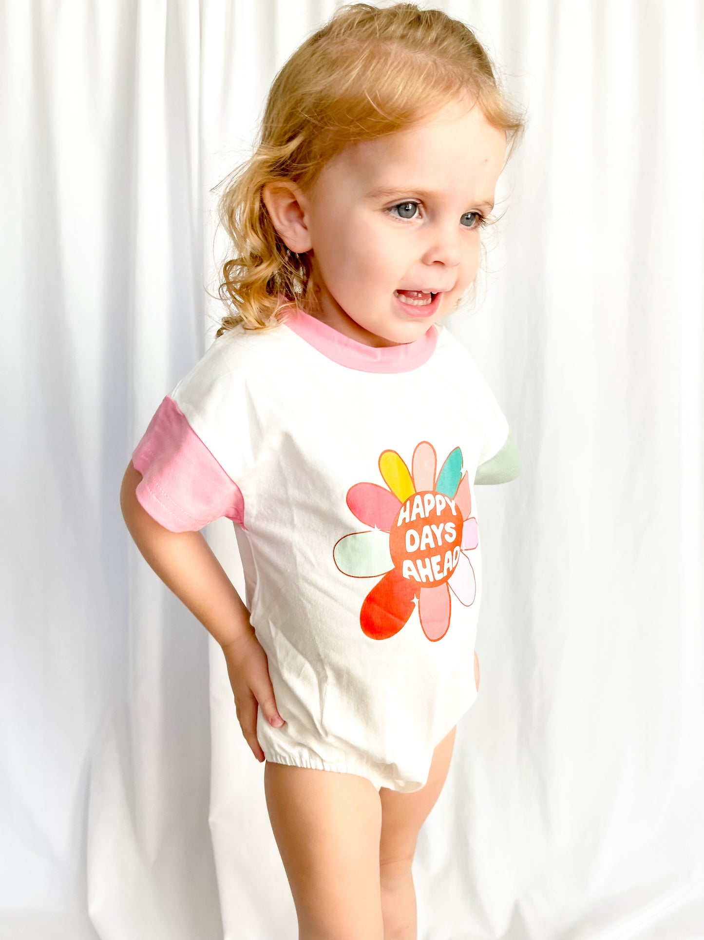 Happy Days Ahead Graphic Romper