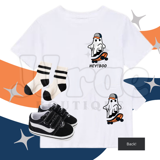 Hey Boo - Skater - (MADE TO ORDER!)