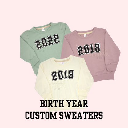 Sweater Rompers - Pick Your Design - (Made To Order)