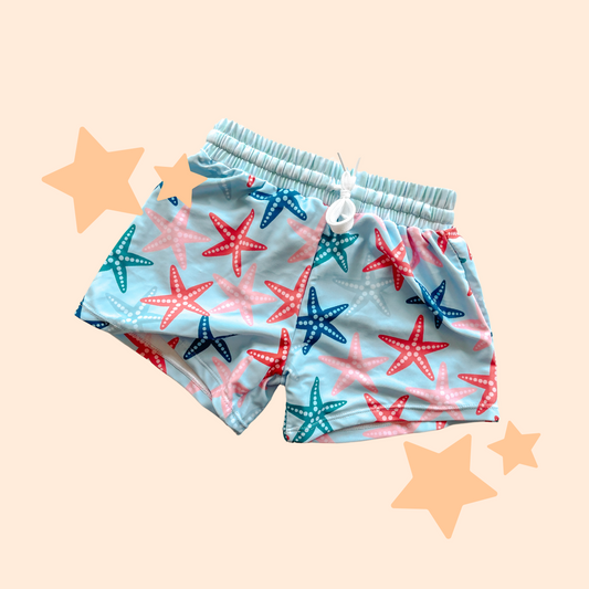 Summer Starfish Swim Trunks