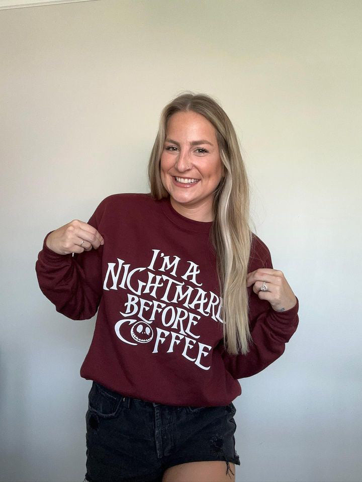 Nightmare Before Coffee - MADE TO ORDER