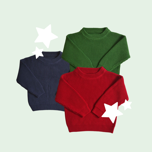 Holiday Knit Sweater - 3 Colors PRE ORDER