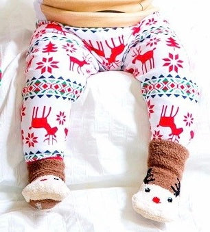 Kids Reindeer Socks