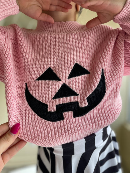 Pumpkin Sweater - Pink