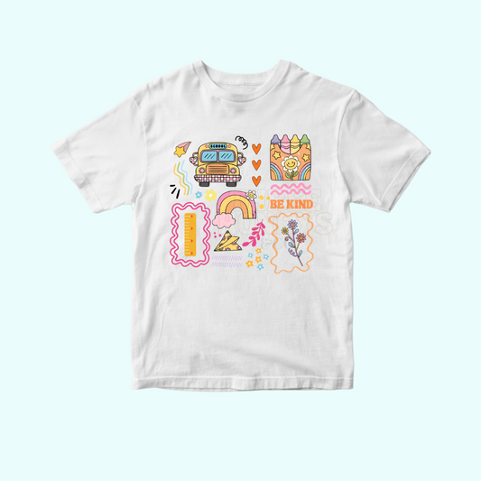 Doodle School Girl (MADE TO ORDER!)