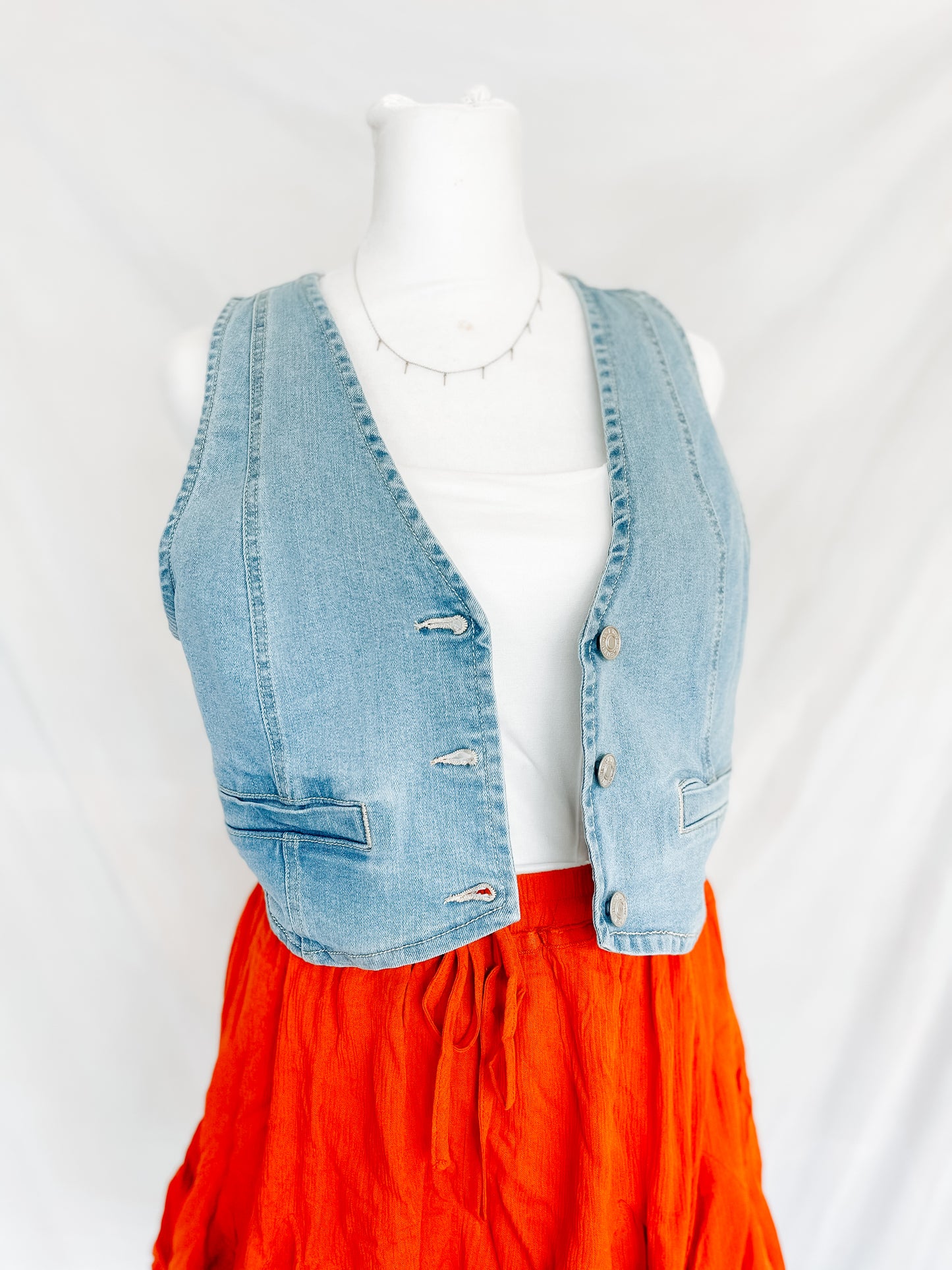 Cowgirl Princess Denim Vest