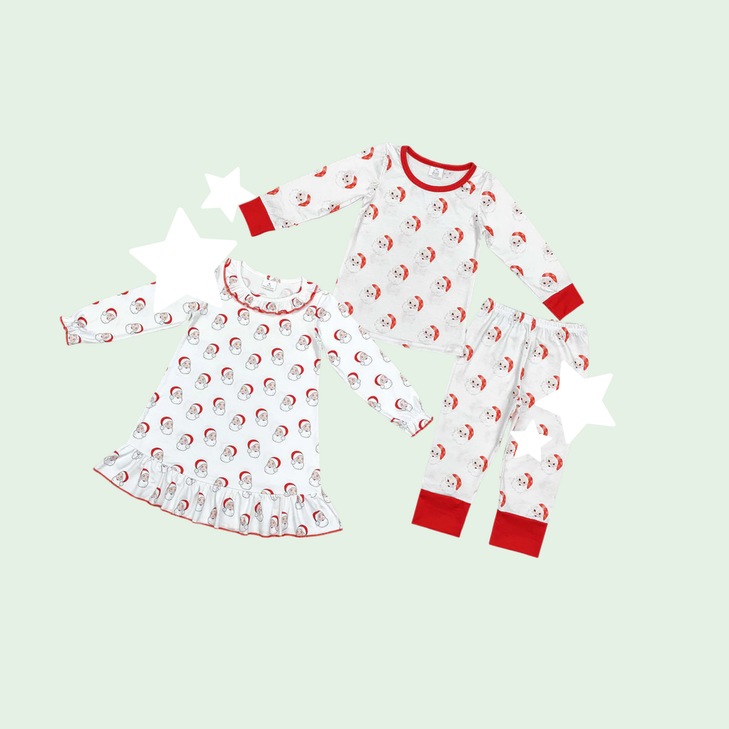 Santa PJ & Night Gown BAMBOO - PRE ORDER