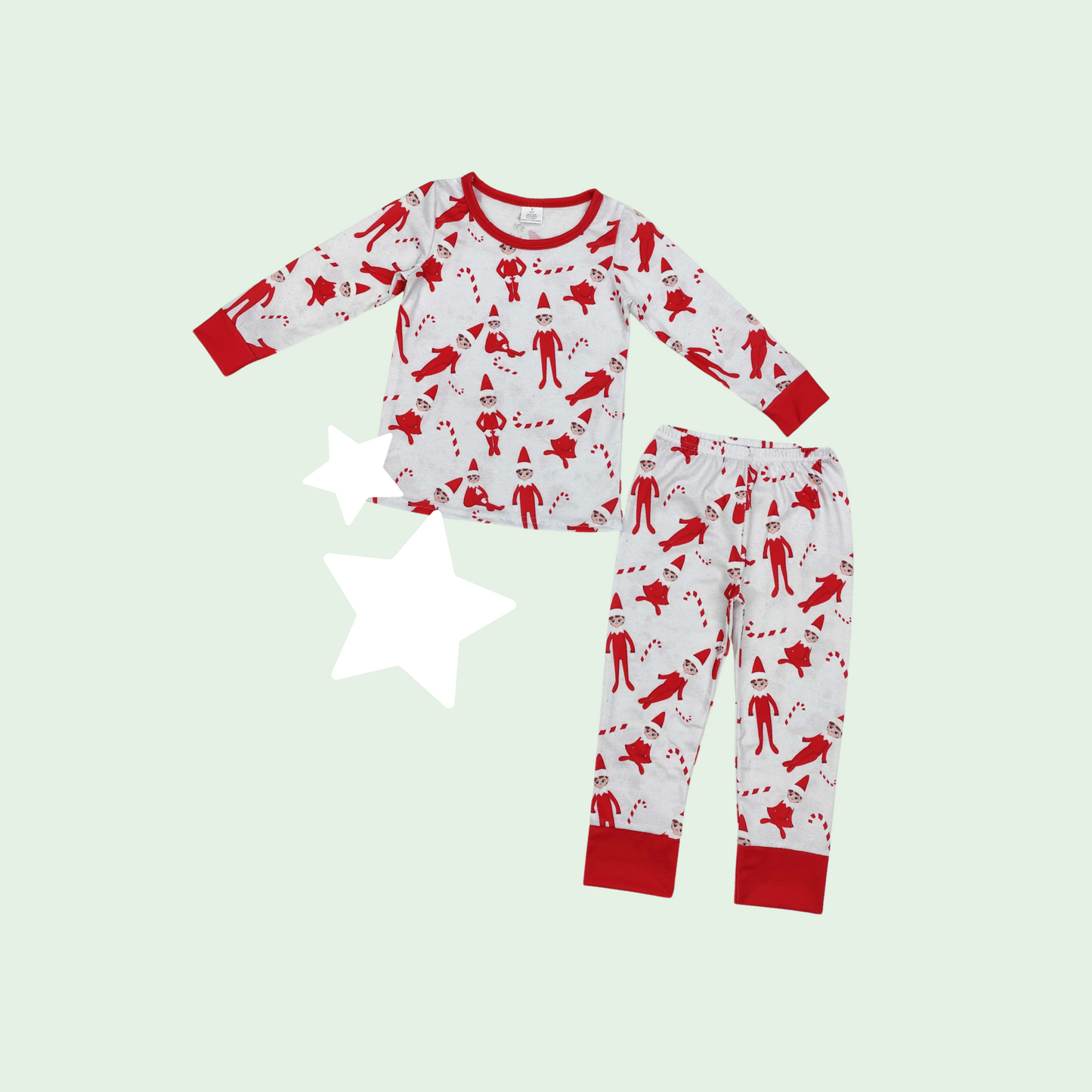 Elf & Candy Canes PJ- PRE ORDER