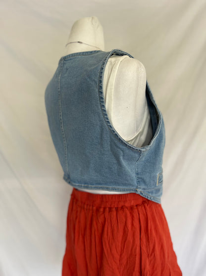 Cowgirl Princess Denim Vest