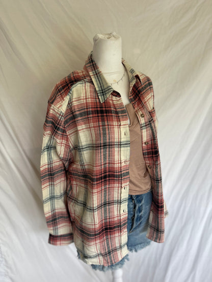 Traditional Rose Flannel