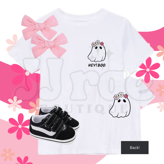 Hey Boo - Floral - (MADE TO ORDER!)