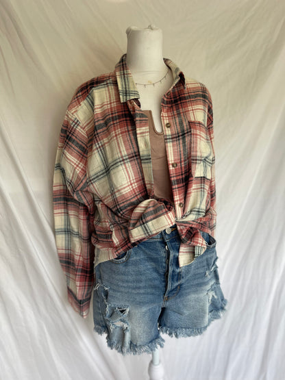 Traditional Rose Flannel
