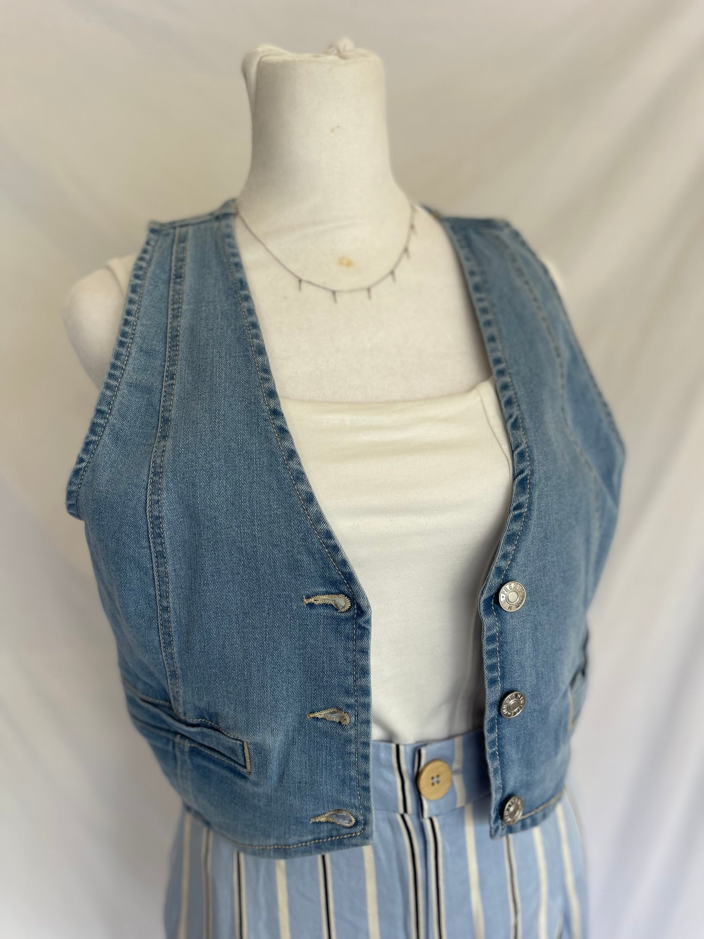 Cowgirl Princess Denim Vest