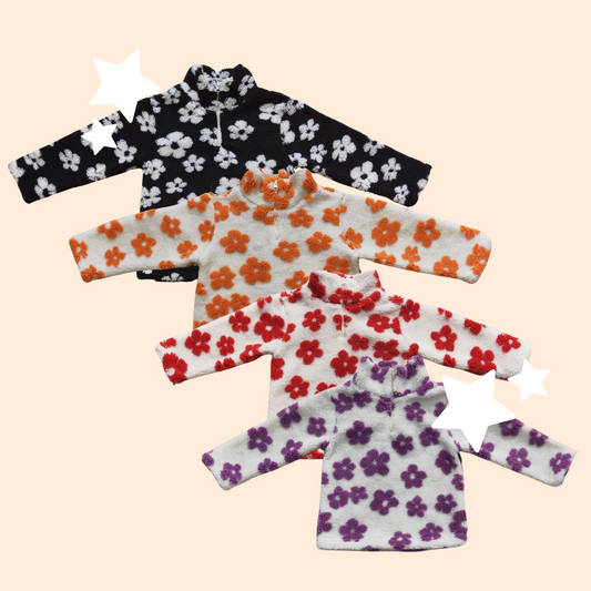 Flower Power Sweaters - PRE ORDER - 4 Colors