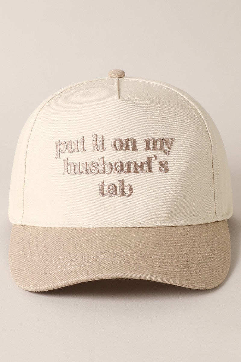 BLACK FRIDAY - Put It on My Husbands Tab Hat