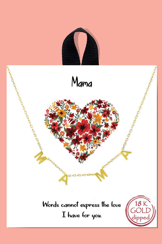 BLACK FRIDAY - MAMA Necklace