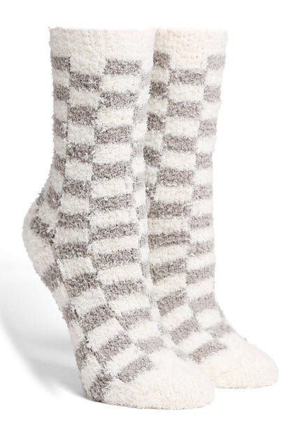 BLACK FRIDAY - Fuzzy Socks Checkered