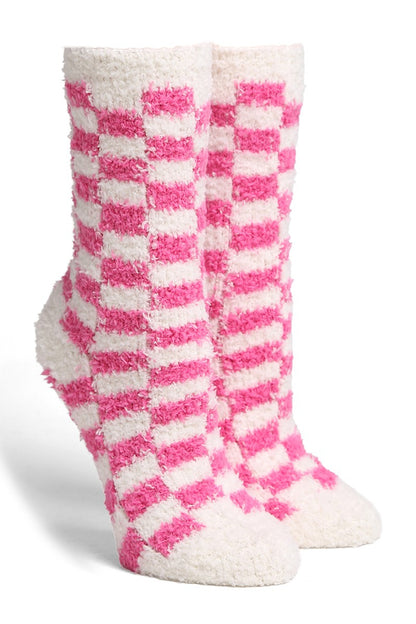 BLACK FRIDAY - Fuzzy Socks Checkered