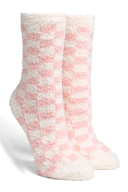 BLACK FRIDAY - Fuzzy Socks Checkered