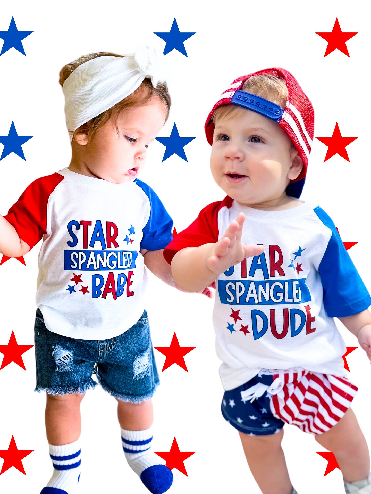 Star Spangled Babe/Dude - (MADE TO ORDER!)