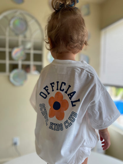OFFICIAL SCHOOL KID -FLORAL - (MADE TO ORDER!)