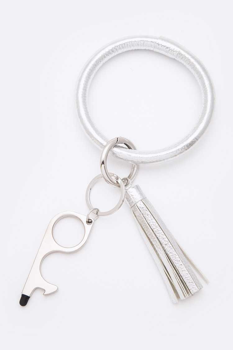 No Touch Key Rings - 4 Colors (SILVER ONLY)