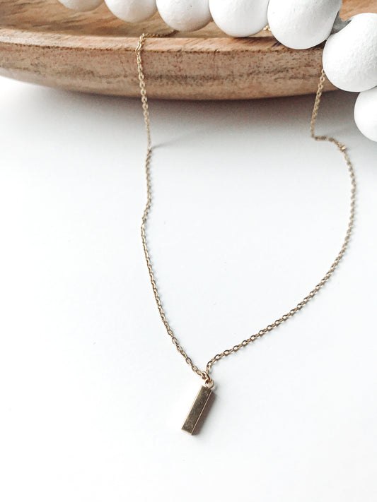 Simple Mini Bar Necklace