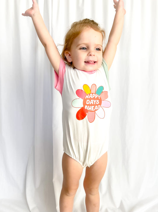 Happy Days Ahead Graphic Romper