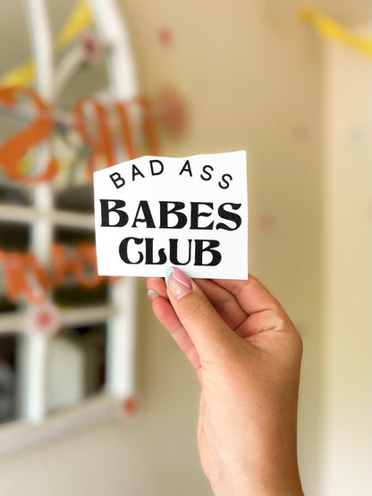 Bad Ass Babes Club Graphic - MADE TO ORDER