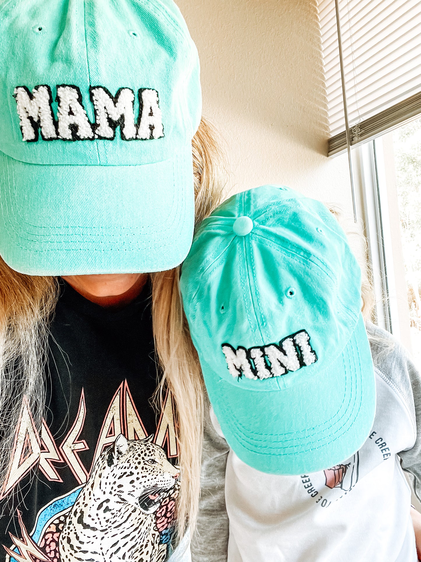 MAMA & MINI Hats - Aqua