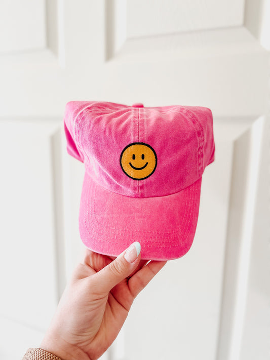 Happy Hot Pink Hat