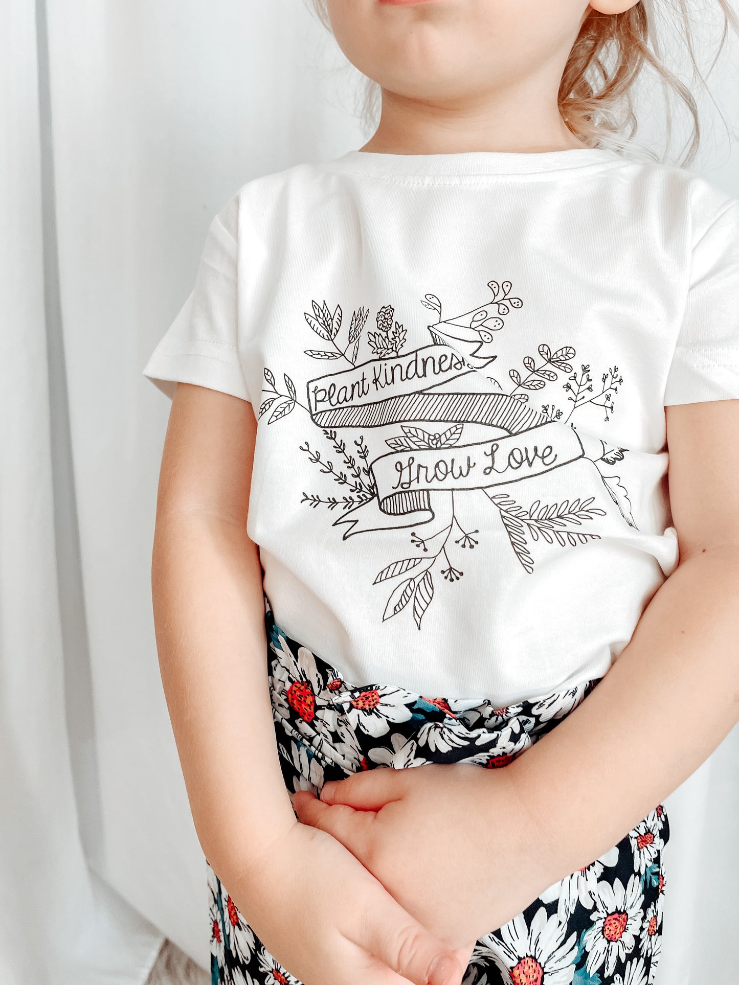 Plant Kindness Grow Love Graphic T