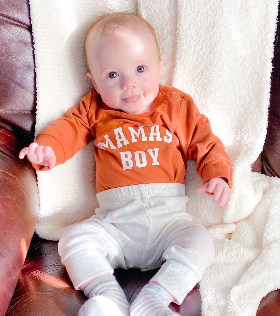 Mamas Boy Romper - 18 MONTHS ONLY