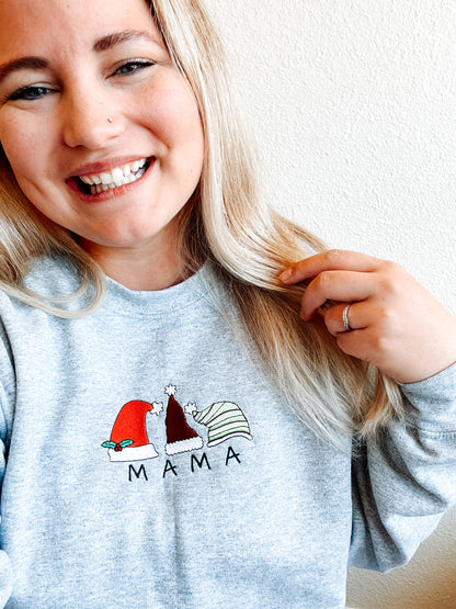 Holiday Hats Sweater Graphic (MAMA & MINI) -  MAMA