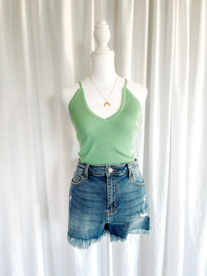 Small Town Girl Top - Green