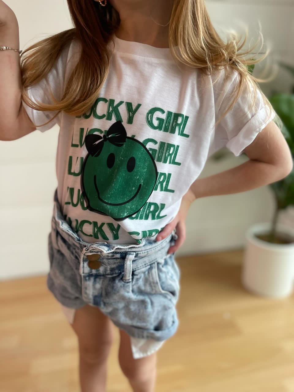 Lucky Girl 🍀🙂 -  (MADE TO ORDER)