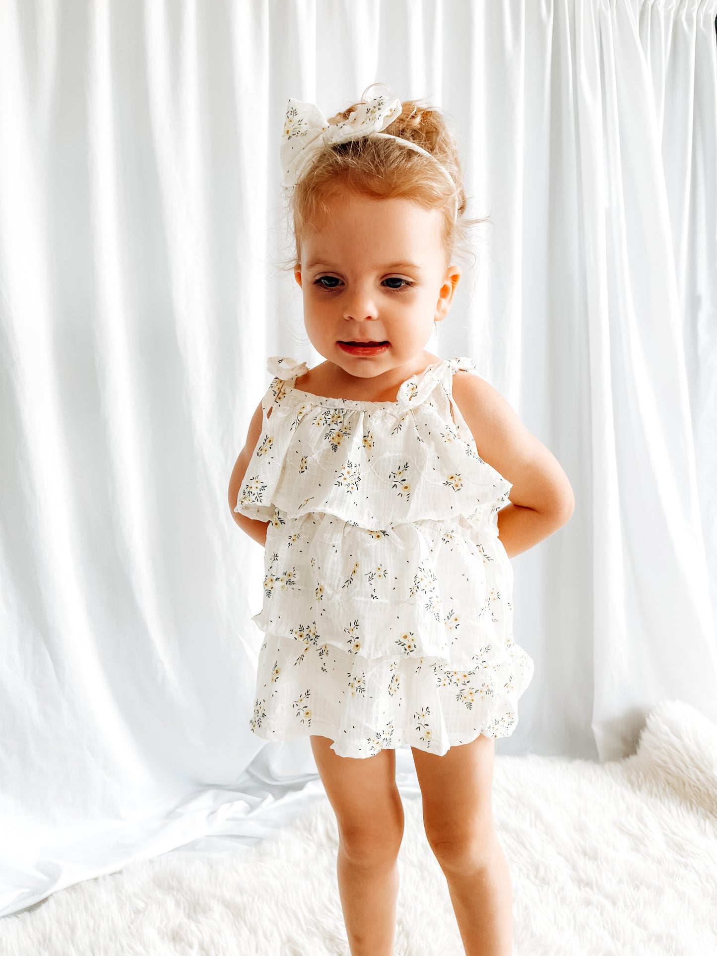 Sunshine Daisy Romper